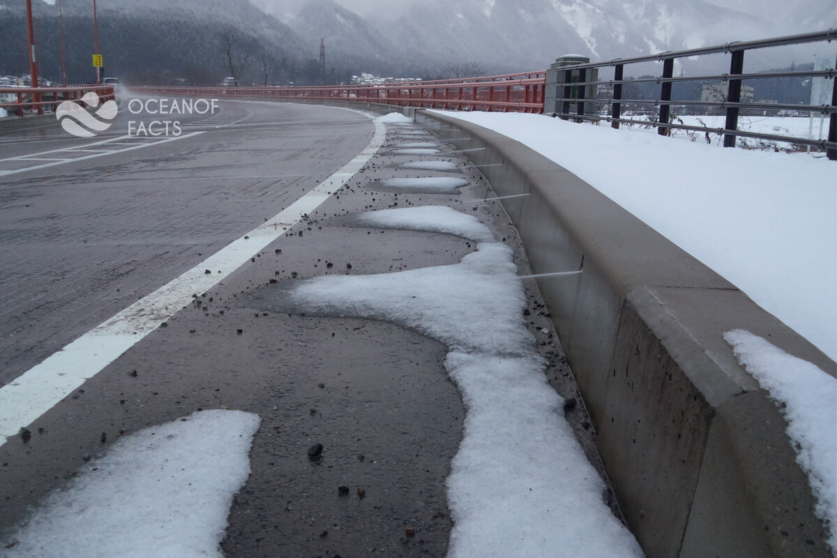 Do You Know Japan Use Sprinklers That Spray Hot Water To Melt Snow On The Road.